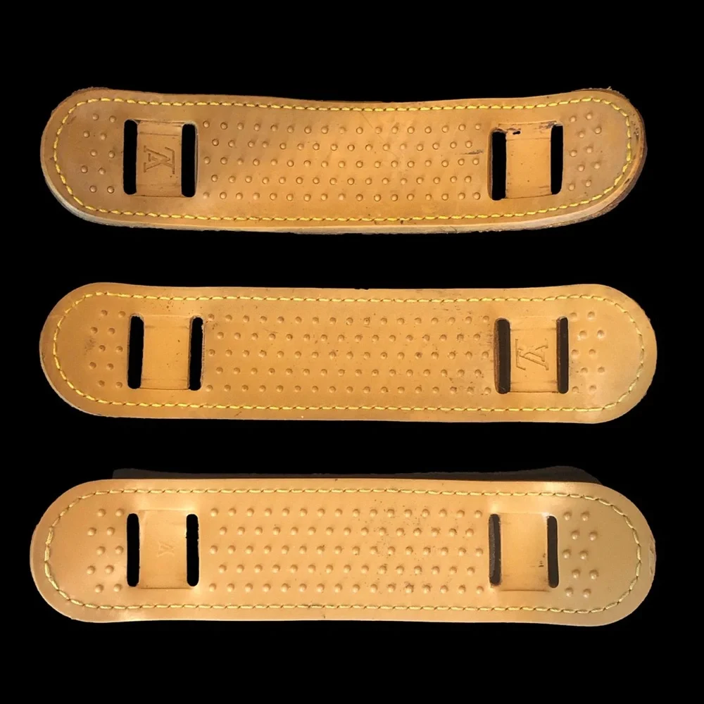 LOUIS VUITTON Vachetta Leather Strap Shoulder Pad in Tan 1 per Order